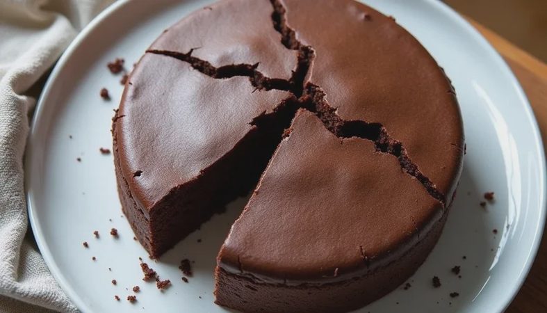 The ugly-but-delicious chocolate cake