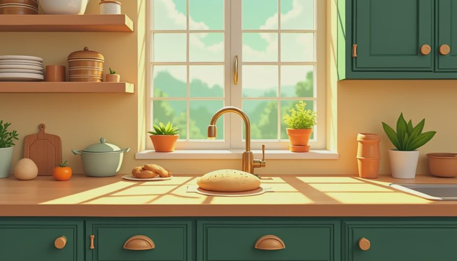 Visual context for homemade bread